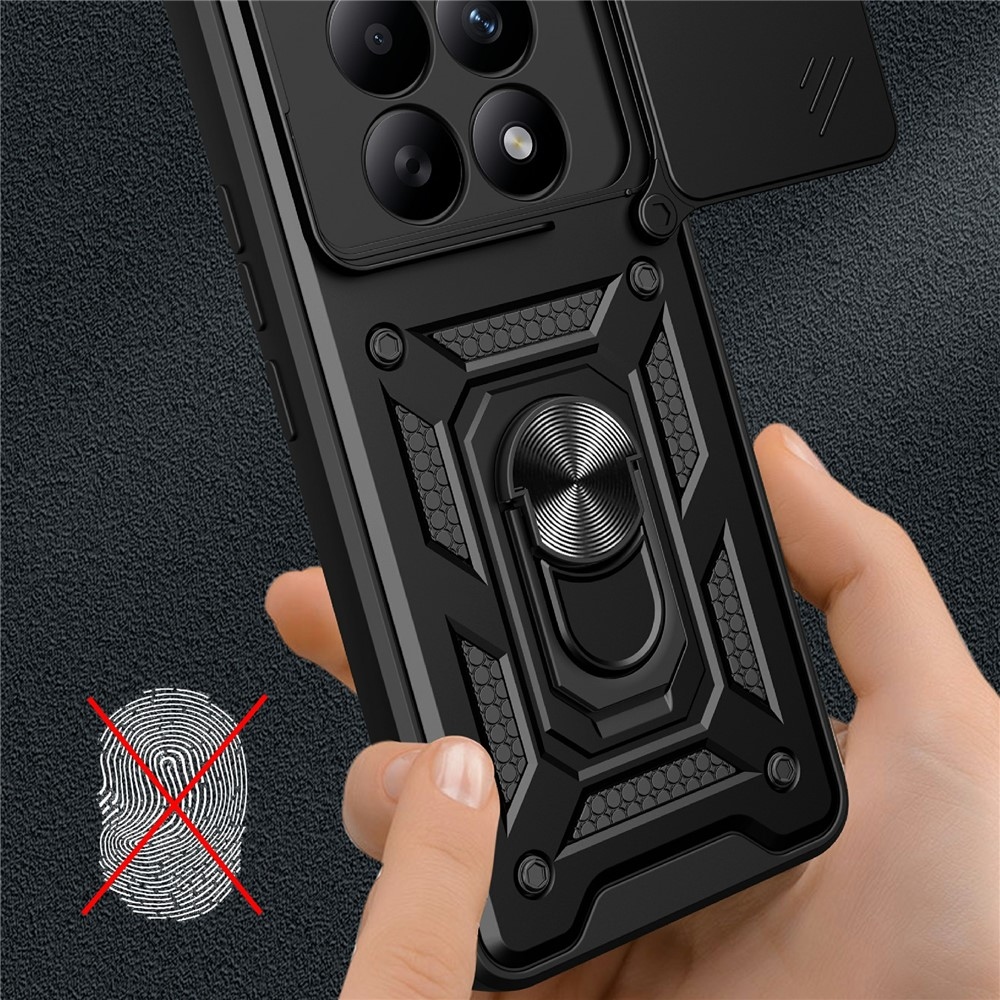 Tartós csúszásbiztos borító Xiaomi Poco M8 5G/Redmi Note 15 5G - fekete