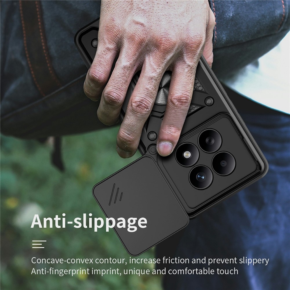 Tartós csúszásbiztos borító Xiaomi Poco M8 5G/Redmi Note 15 5G - fekete