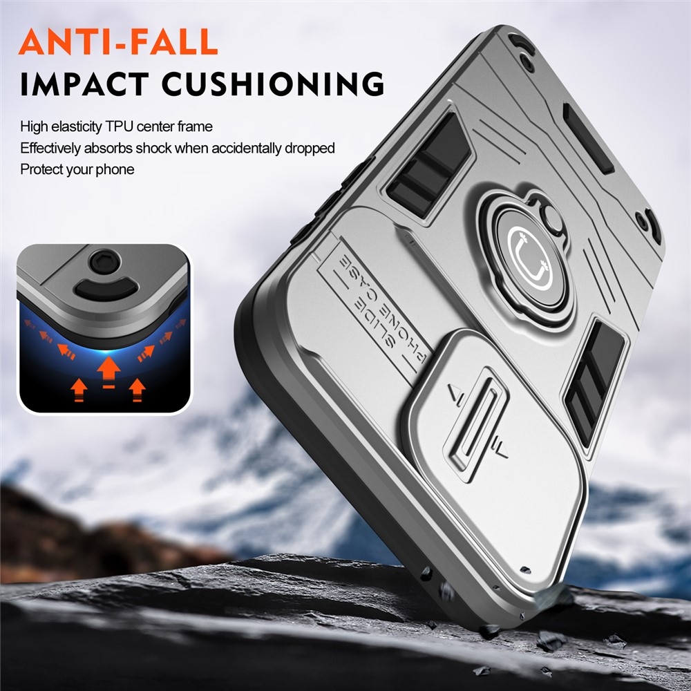 Csúszásálló borítás a Xiaomi Redmi 15C 4G (171mm)/Poco C85 4G (171mm) készülékhez - szürke