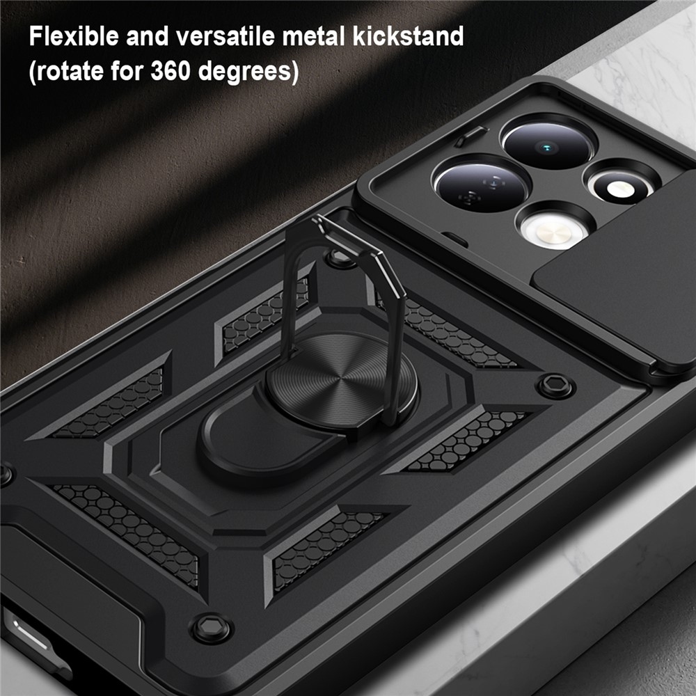 Csúszásálló tok a Xiaomi Redmi 17 4G/5G készülékhez – fekete