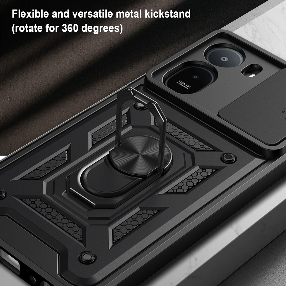 Tartós csúszásbiztos borítás Xiaomi Redmi A7 Pro készülékhez - fekete