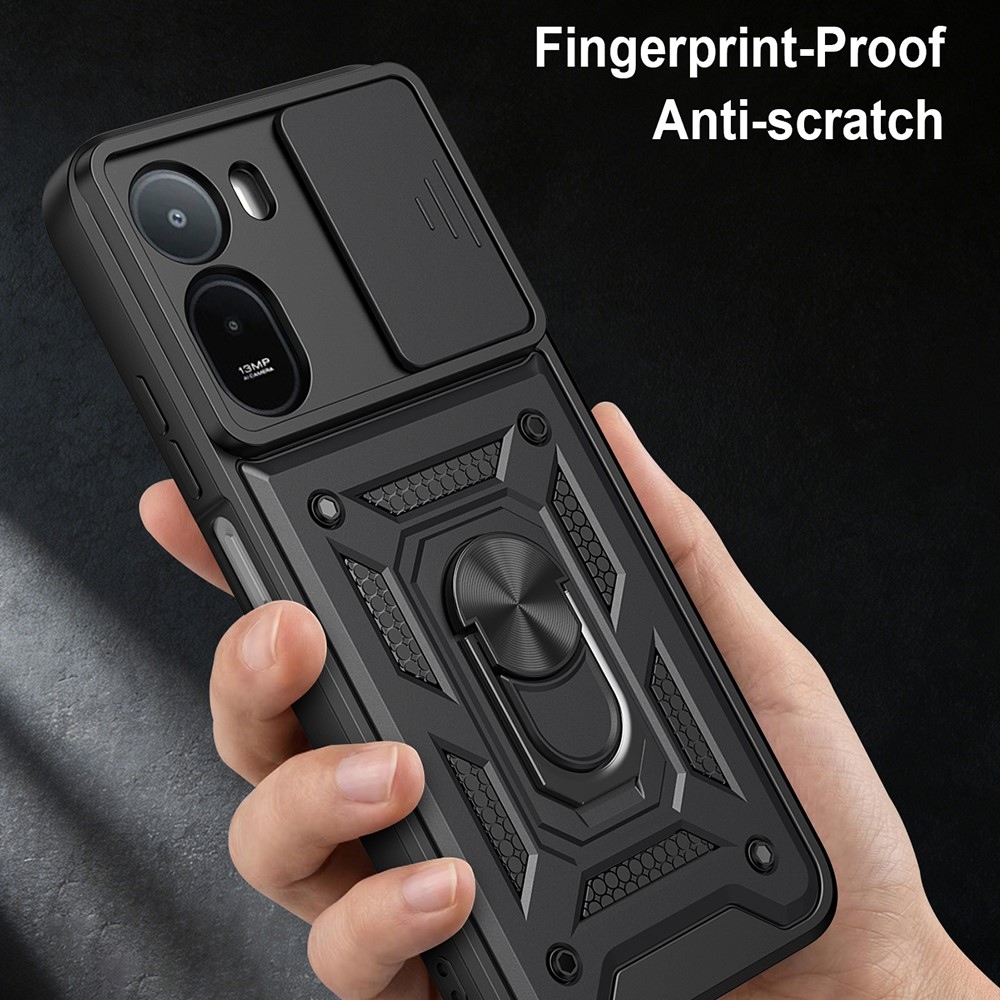 Tartós csúszásbiztos borítás Xiaomi Redmi A7 Pro készülékhez - fekete