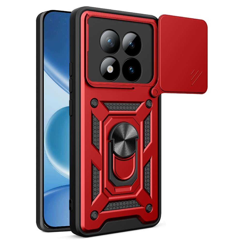 Tartós csúszásbiztos borítás a Xiaomi Redmi Note 15 Pro+ 5G/Xiaomi Poco M8 Pro 5G készülékhez - piros