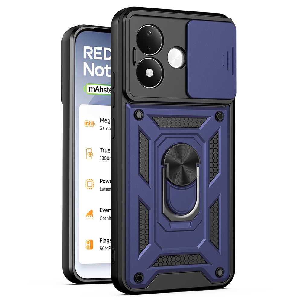 Csúszásgátló tok a Xiaomi Redmi Note 17 Pro 5G-hez – kék
