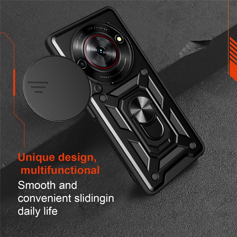 Csúszásálló borítás a ZTE Blade A75 5G készülékhez - fekete