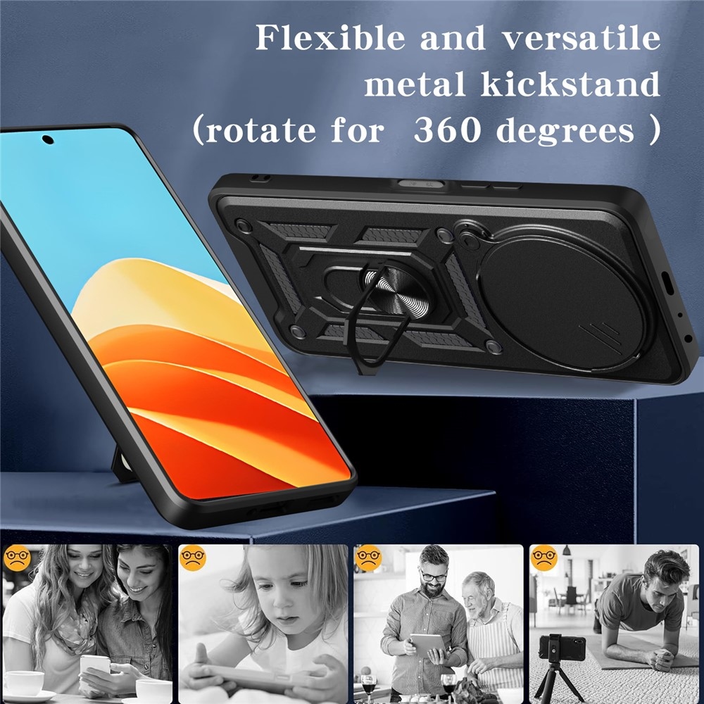 Csúszásálló borítás a ZTE Blade A75 5G készülékhez - fekete