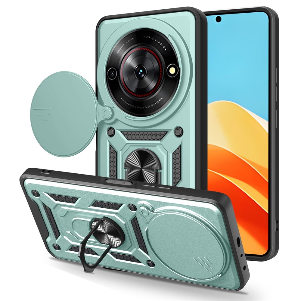 Csúszásálló borítás a ZTE Blade A75 5G-n - zöld színű