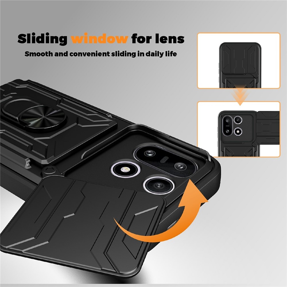 Tartós csúszós borító OnePlus 15 5G-hez - fekete