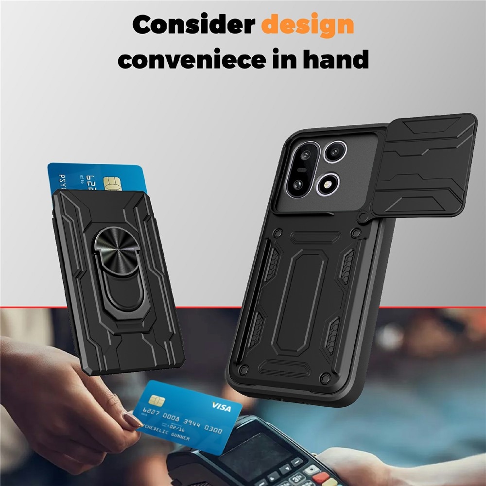 Tartós csúszós borító OnePlus 15 5G-hez - fekete