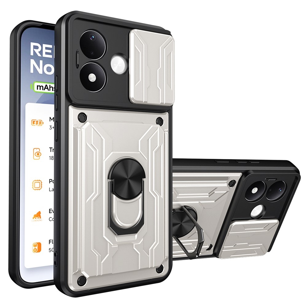 Slider strapabíró tok a Xiaomi Redmi Note 17 Pro 5G-hez – fehér