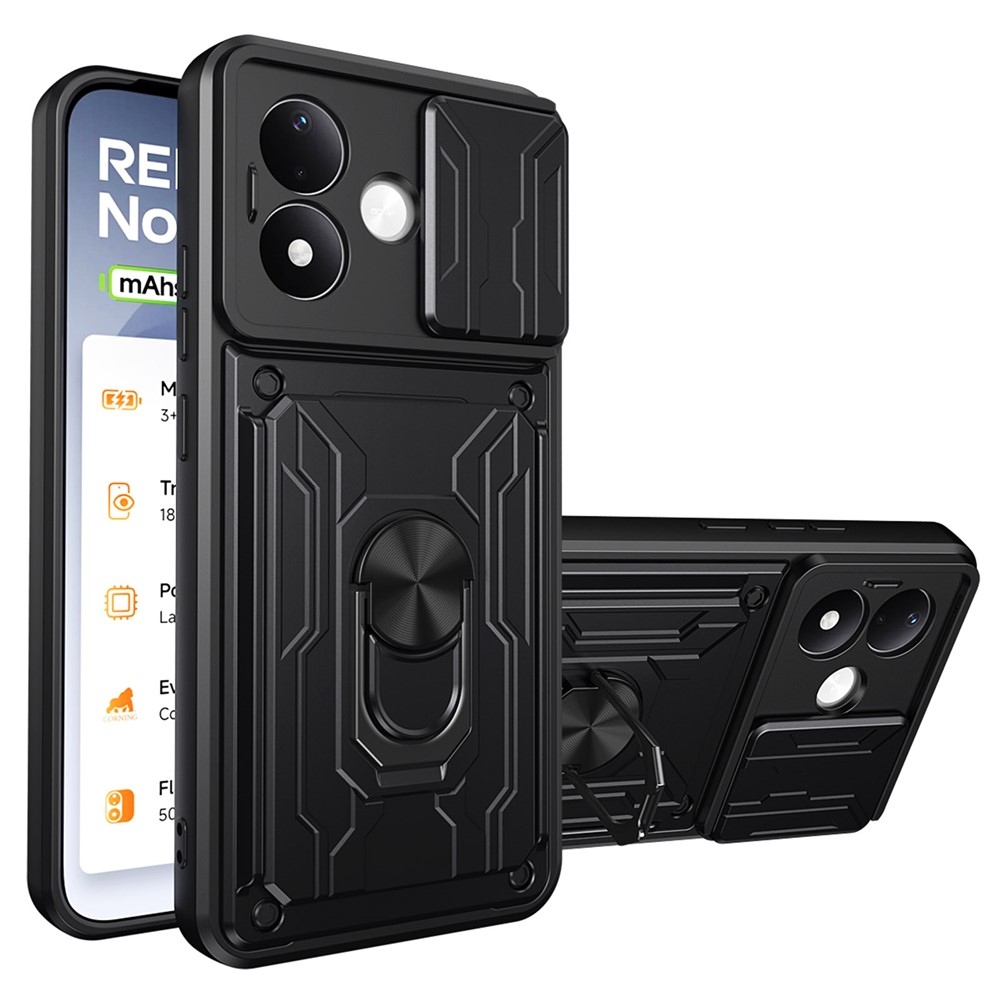 Slider strapabíró tok a Xiaomi Redmi Note 17 Pro 5G-hez – fekete