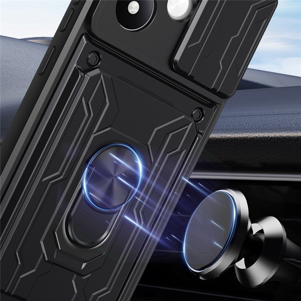 Slider strapabíró tok a Xiaomi Redmi Note 17 Pro 5G-hez – fekete