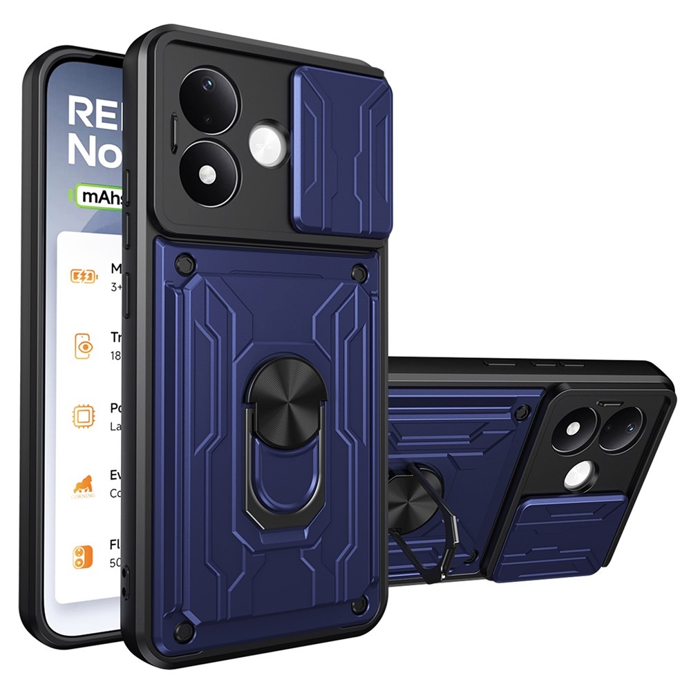 Slider strapabíró tok a Xiaomi Redmi Note 17 Pro 5G-hez – kék