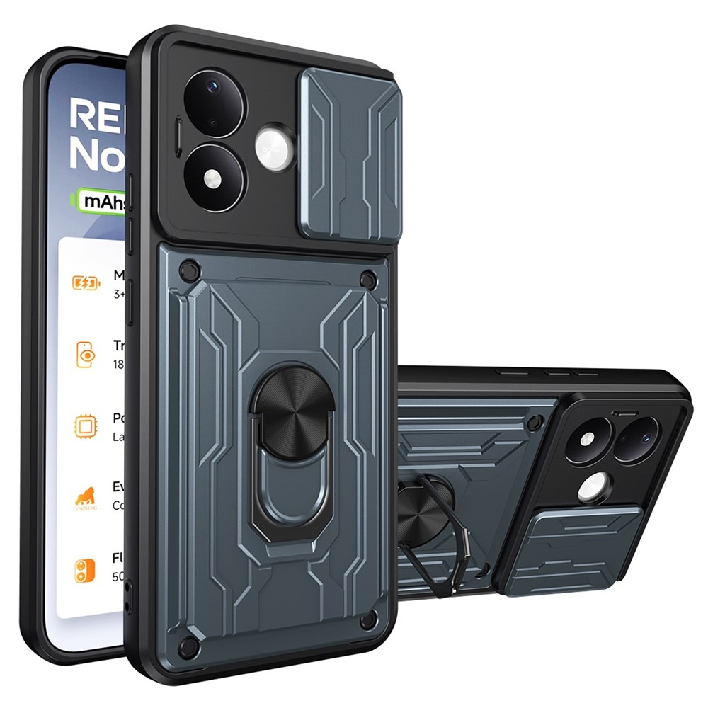 Slider strapabíró tok a Xiaomi Redmi Note 17 Pro 5G-hez – szürke