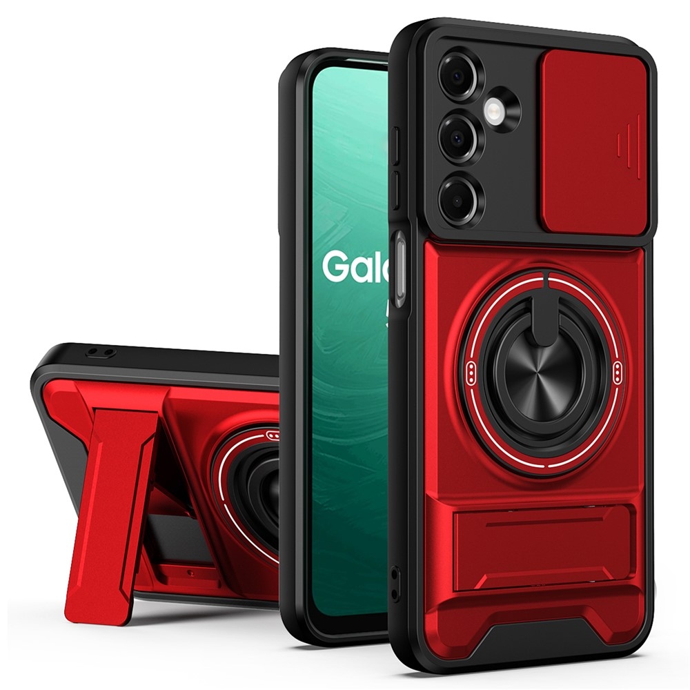 Csúsztatható tartós borító Samsung Galaxy A37 5G - piros