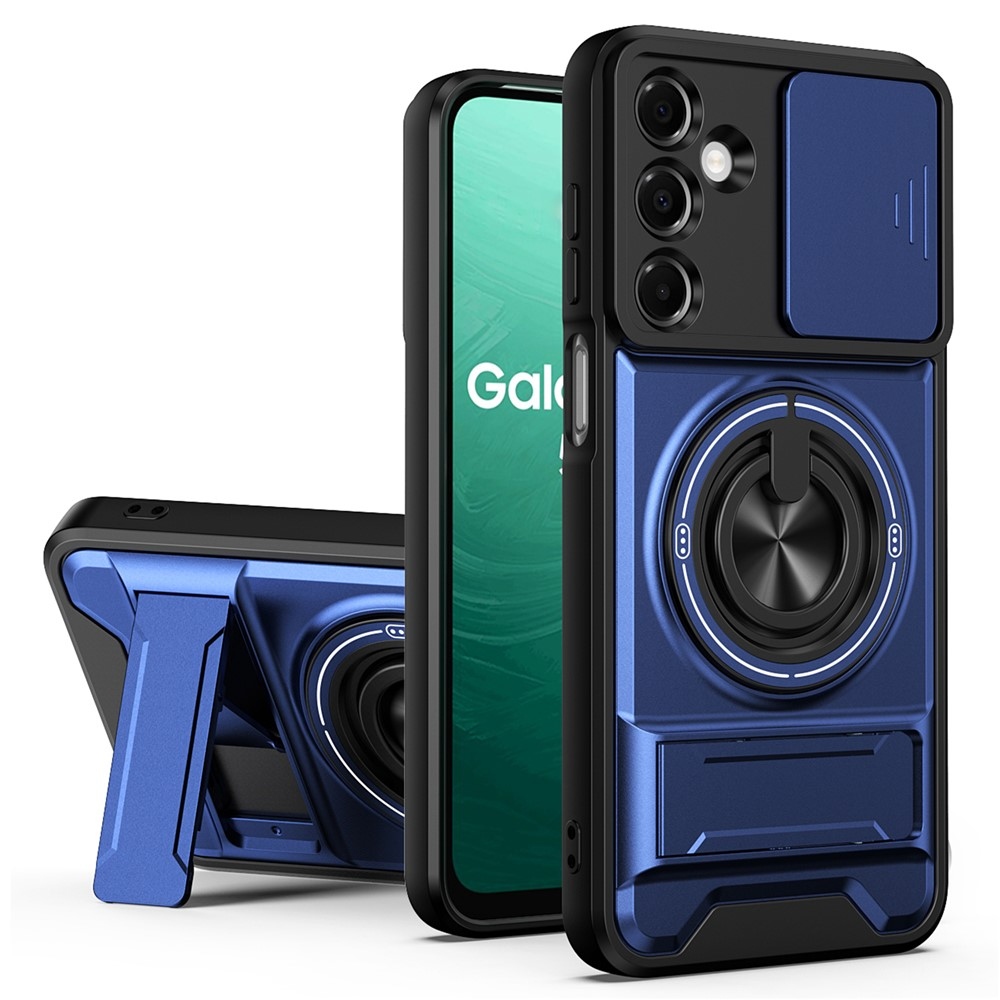 Csúsztatható tartós borító Samsung Galaxy A37 5G - kék