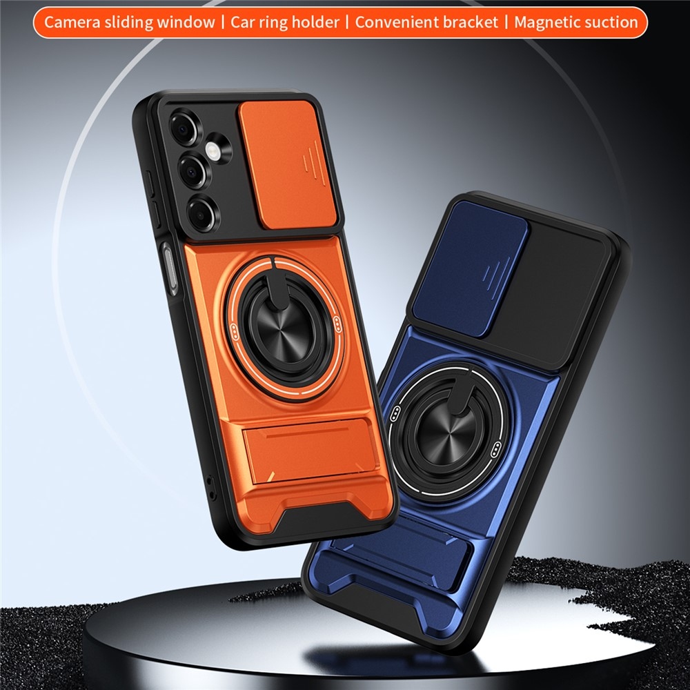 Csúsztatható tartós borító Samsung Galaxy A37 5G - narancssárga