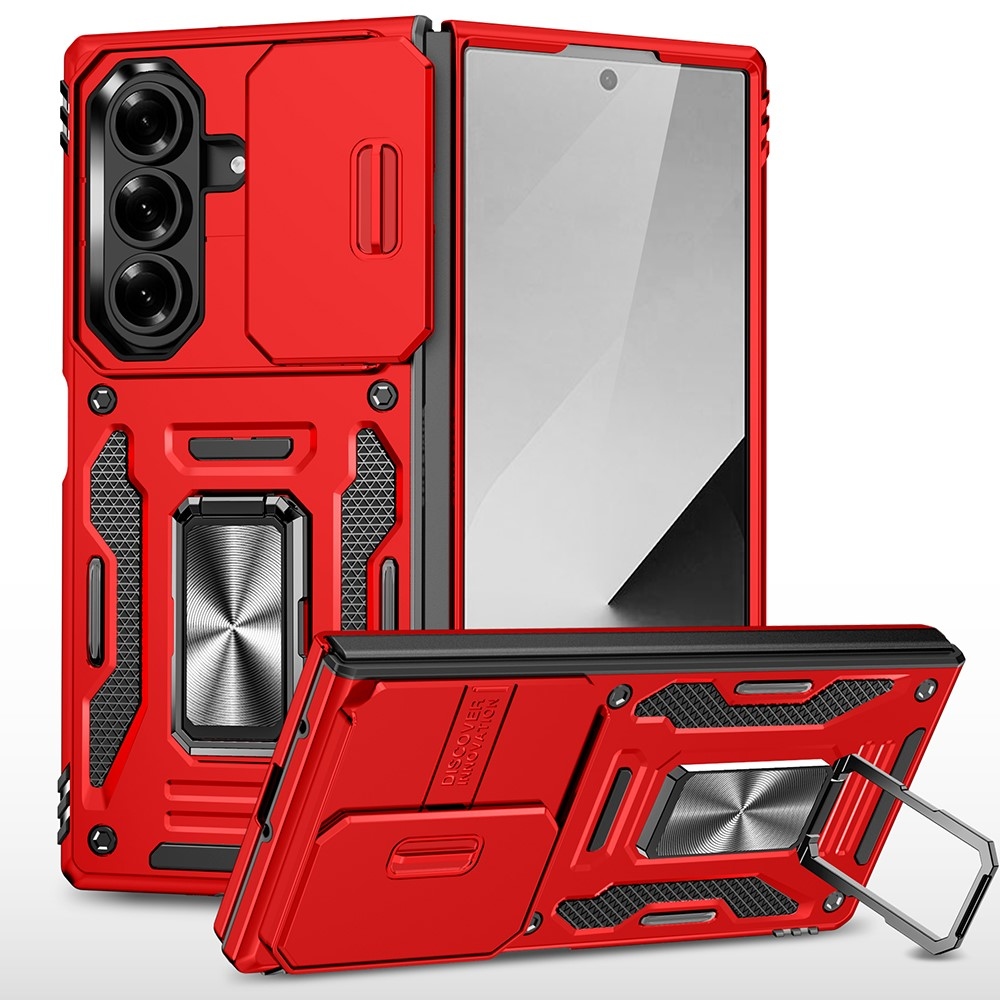 Slides strapabíró tok a Samsung Galaxy Z Fold7 5G-hez – piros