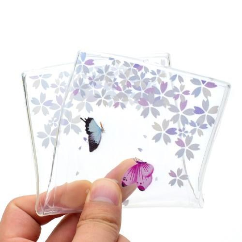 Vékony zselés tok motívummal Sony Xperia XA1 Ultra készülékhez - pillangók