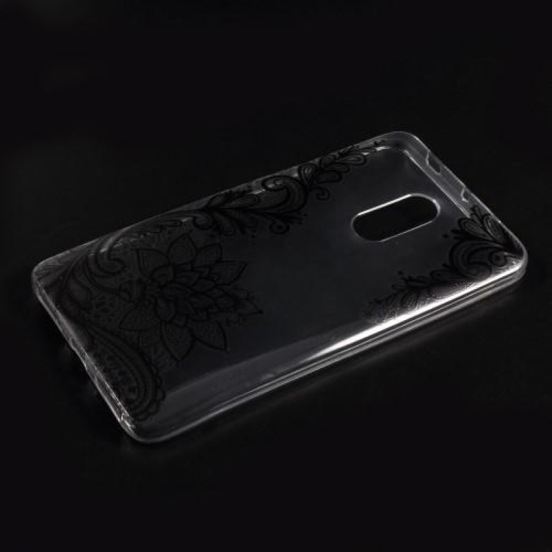 Vékony zselés tok nyomtatással a Xiaomi Redmi Note 4X-re - lotus