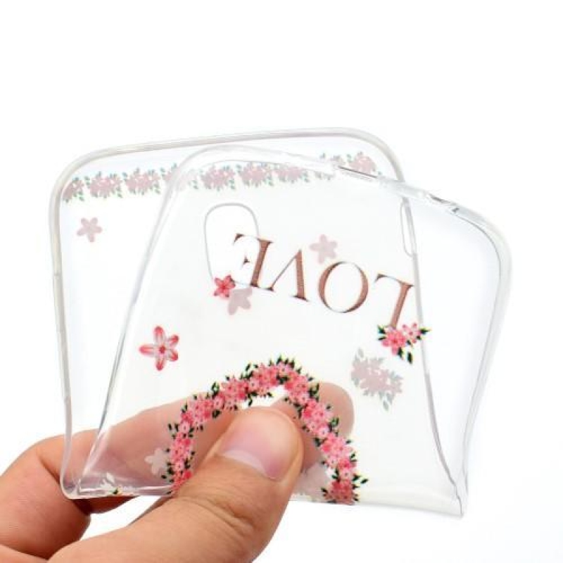 Vékony zselés tok motívummal Samsung Galaxy J3 (2017) - szerelem