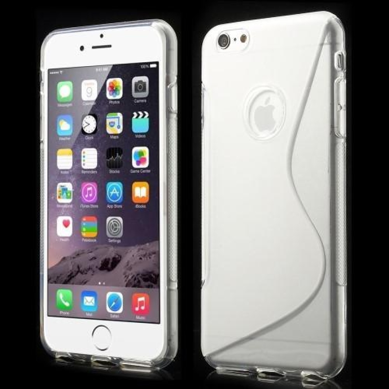 Sline zselés tok iPhone 6s Plus és 6 Plus készülékhez - átlátszó
