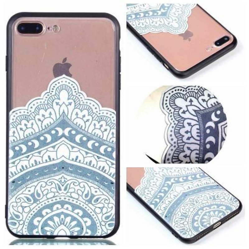 Lassú gél hibrid tok iPhone 7 Plus és iPhone 8 Plus készülékhez - henna