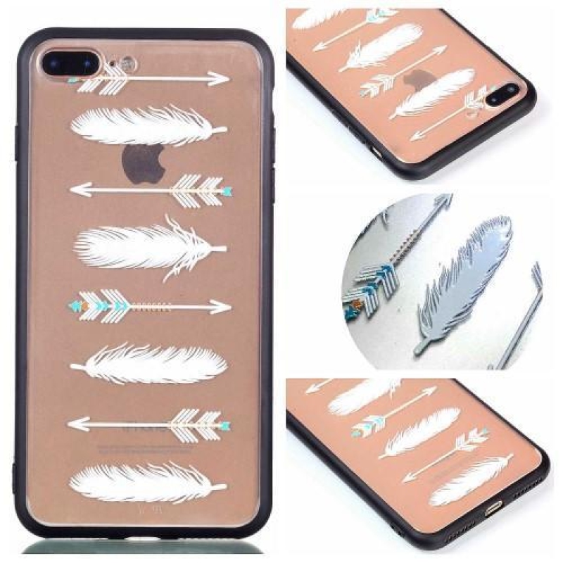 Lassú gél hibrid tok iPhone 7 Plus és iPhone 8 Plus készülékhez - nyilak