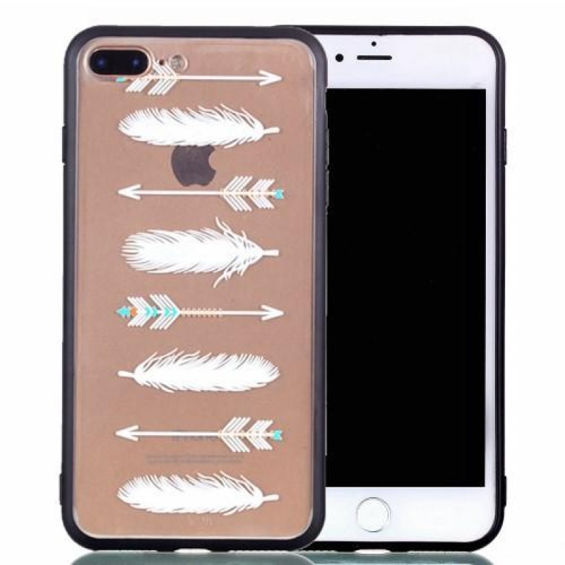 Lassú gél hibrid tok iPhone 7 Plus és iPhone 8 Plus készülékhez - nyilak