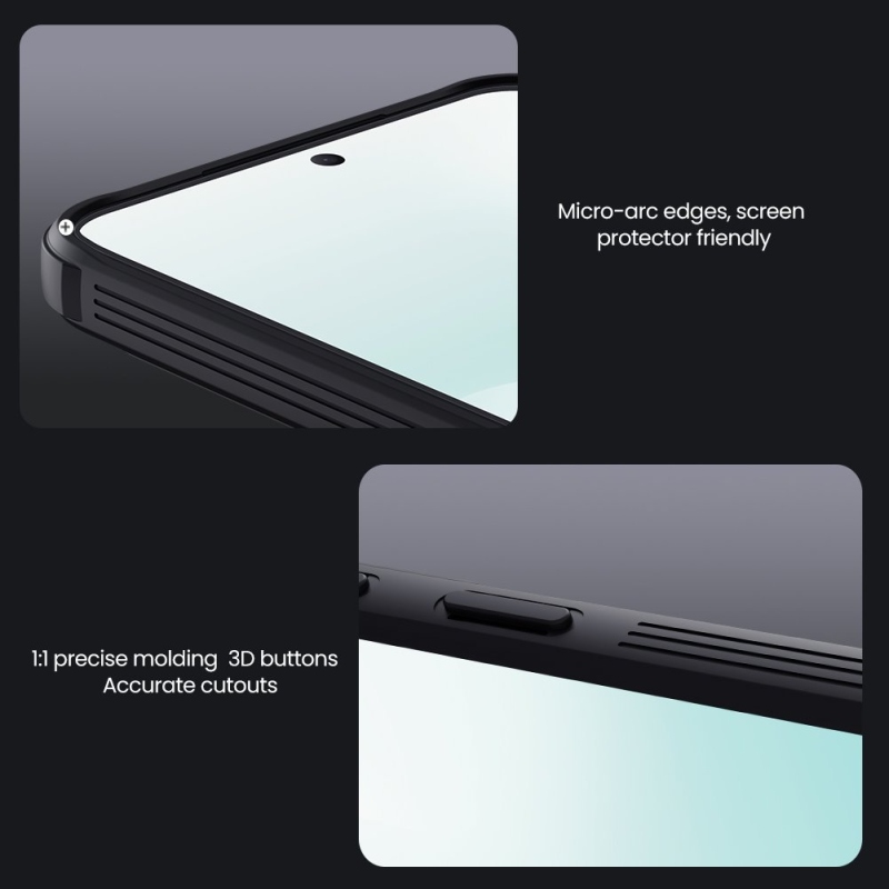 Nillkin CamShield PRO mágneses hátlap Samsung Galaxy A57 Fekete