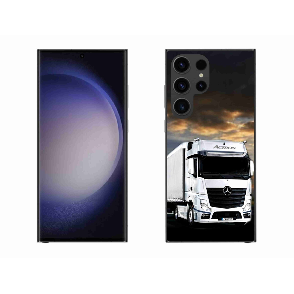 Gél borítás mmCase Samsung Galaxy S23 Ultra 5G - teherautóhoz