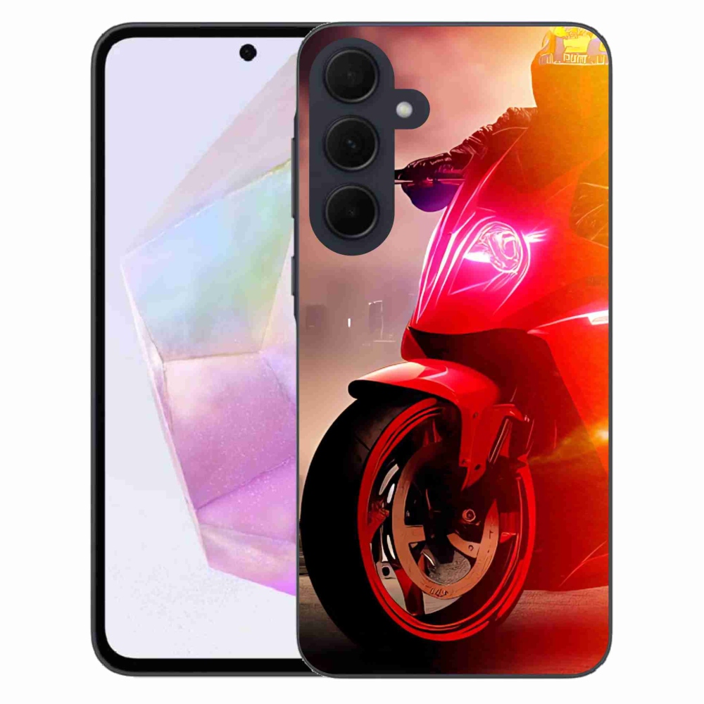Gél borítás mmCase Samsung Galaxy A35 5G - motorkerékpárhoz