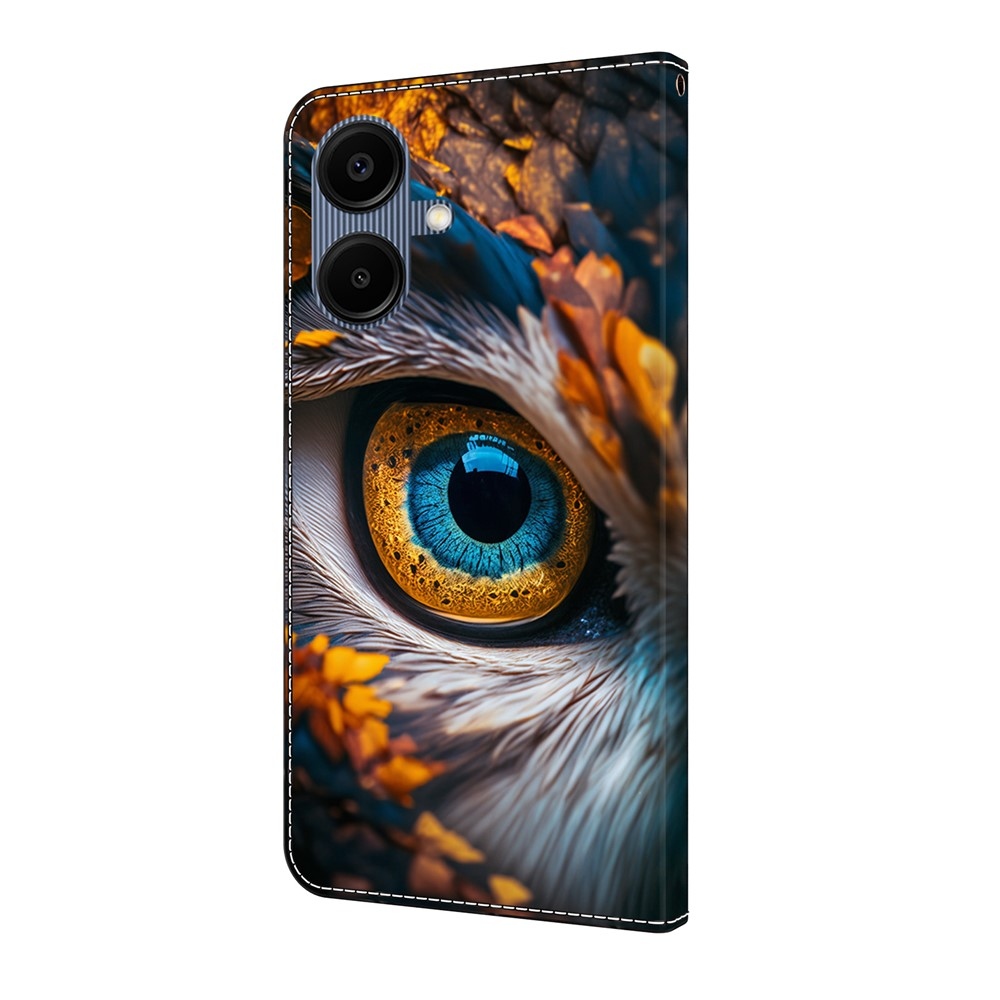 Sima könyves tok Samsung Galaxy A07 4G - szem