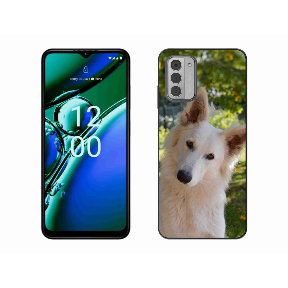 Zselés borítás mmCase a Nokia G42 készülékhez - fehér svájci pásztor 1