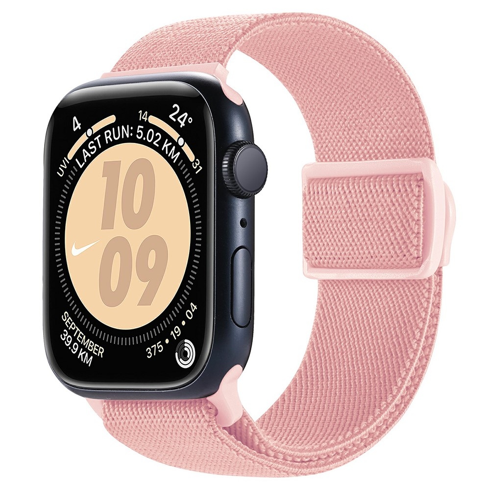 Fokozatos nejlon szíj Apple Watch Ultra/Ultra 2 49mm/SE/SE 2022/2023 44mm/9/8/7 45mm/6/5/4 44mm/3/2/1 42 mm - rózsaszínű