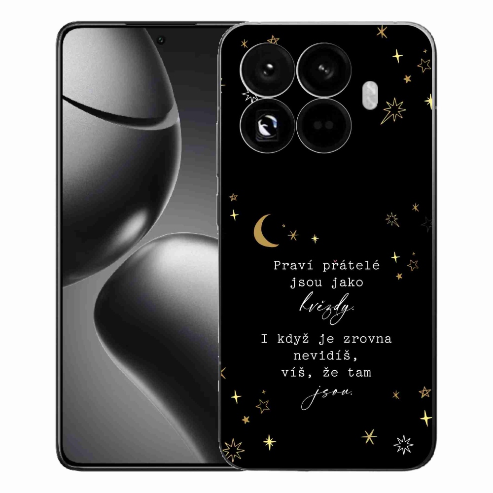 Gél borítás mmCase a Xiaomi 15T Pro számára - idézem 6 fekete háttér