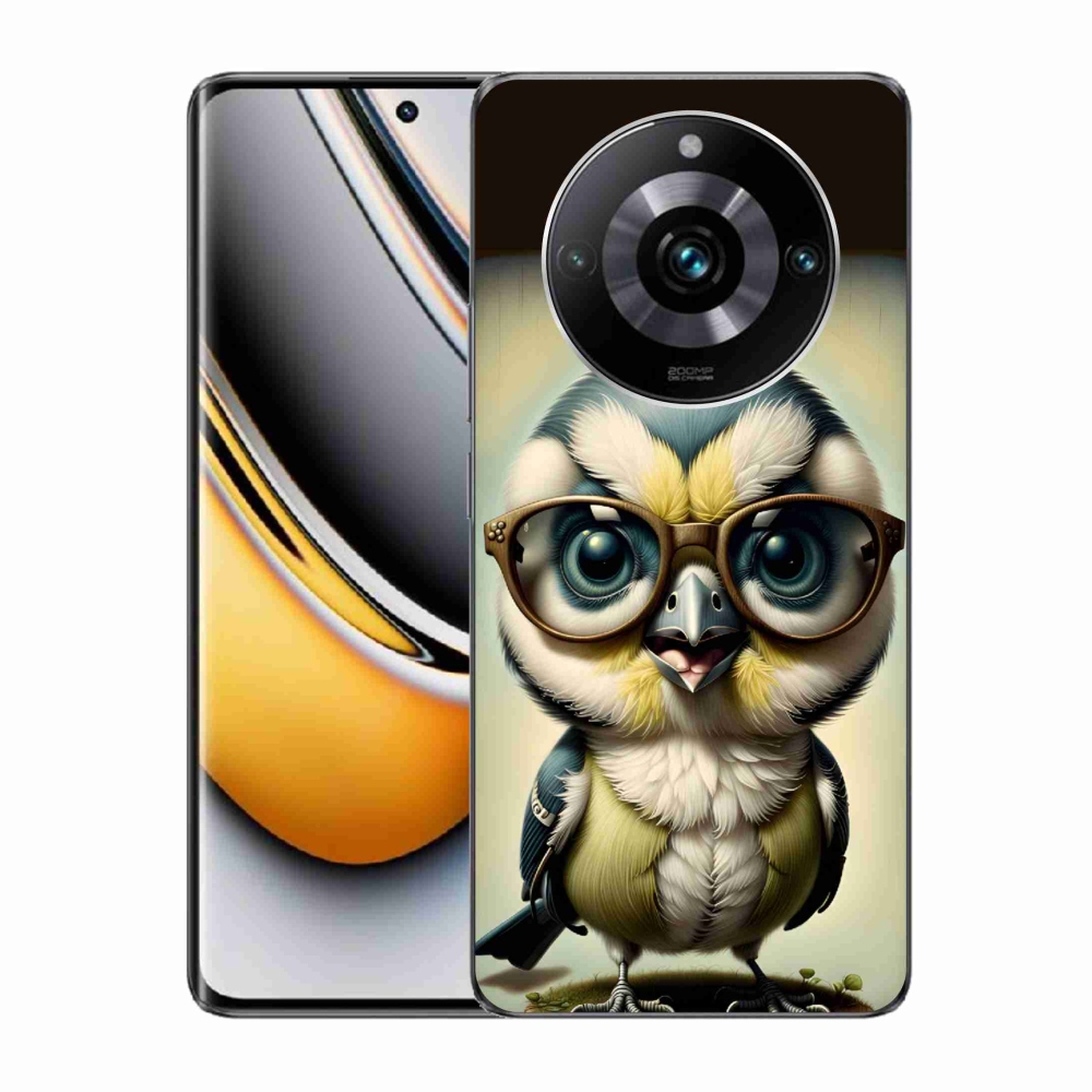 Zselés borítás mmCase a Realme 11 Pro/11 Pro+ készülékhez - kölyök szemüveggel