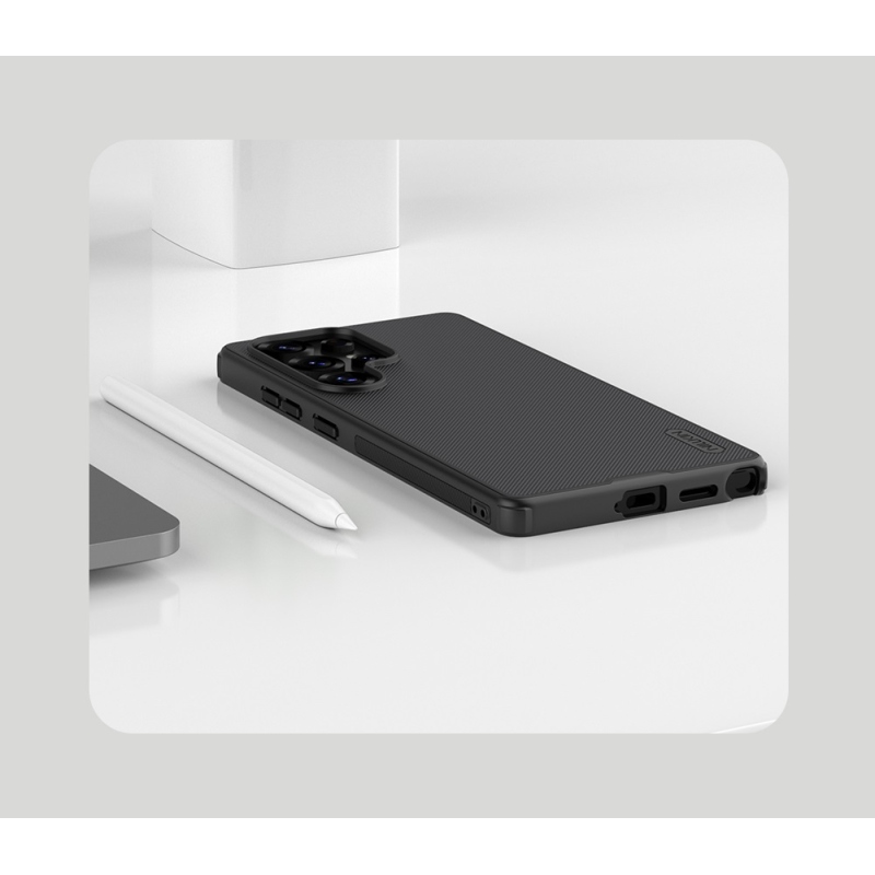 Nillkin Super Frosted PRO hátlap a Samsung Galaxy S25 Ultra Fekete számára