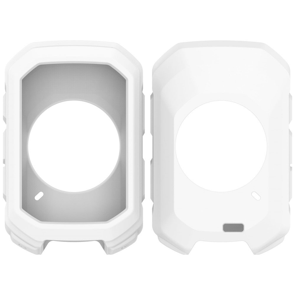 Kényelmes szilikon tok Garmin Edge MTB GPS kerékpáros navigációhoz - fehér