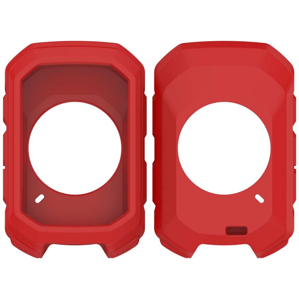 Kényelmes szilikon tok Garmin Edge MTB GPS kerékpáros navigációhoz - piros