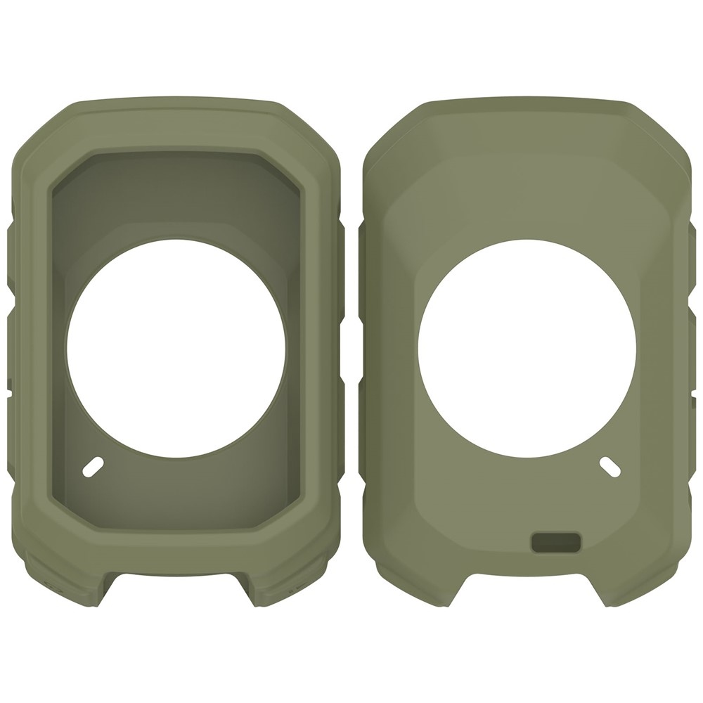 Kényelmes szilikon tok Garmin Edge MTB GPS kerékpáros navigációhoz - zöld
