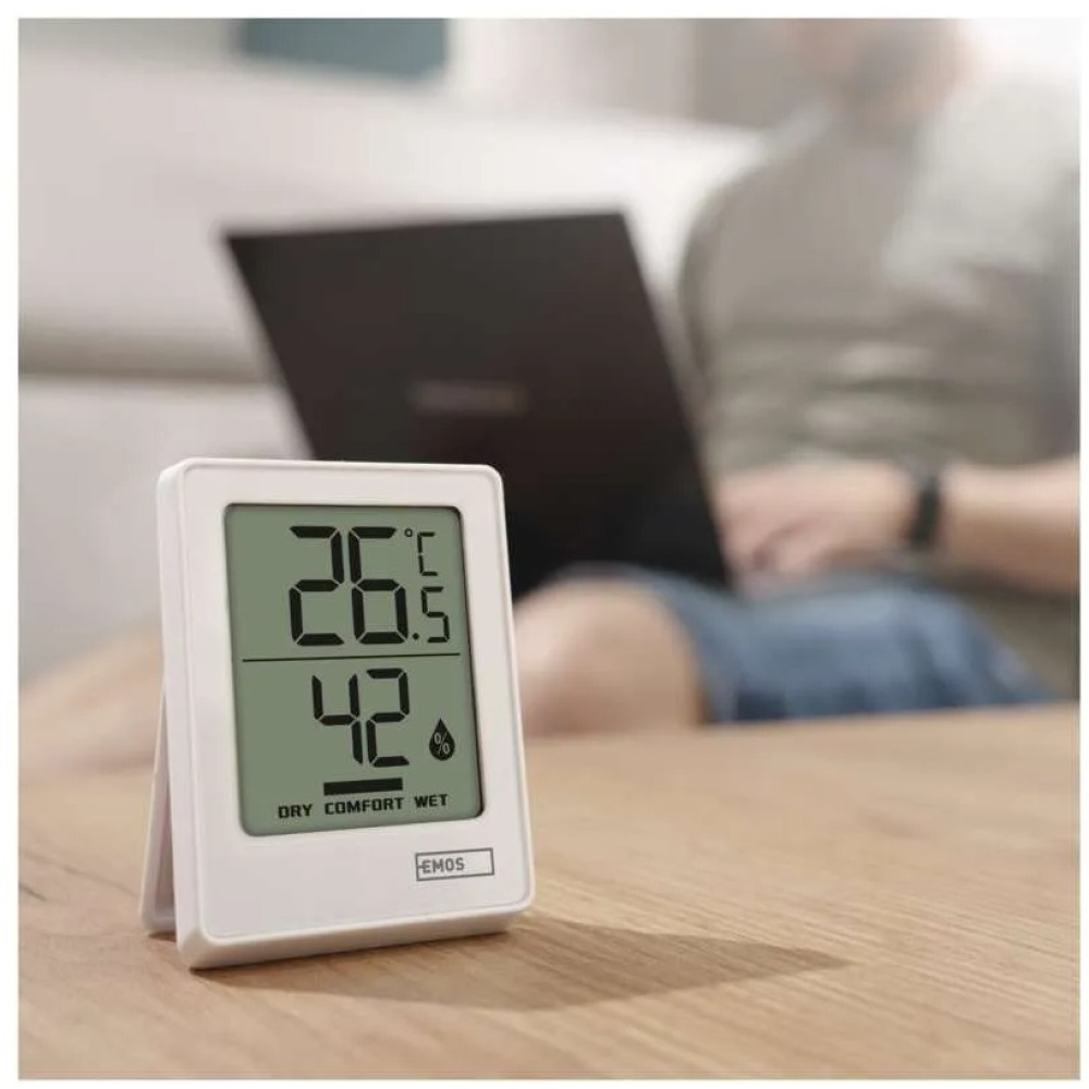 Digitális hőmérő páratartalom-mérővel, vezeték nélküli érzékelővel E0345