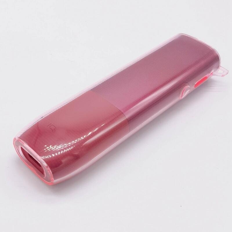 Puha gél tok az IQOS ILUMA ONE-hoz - átlátszó piros színű