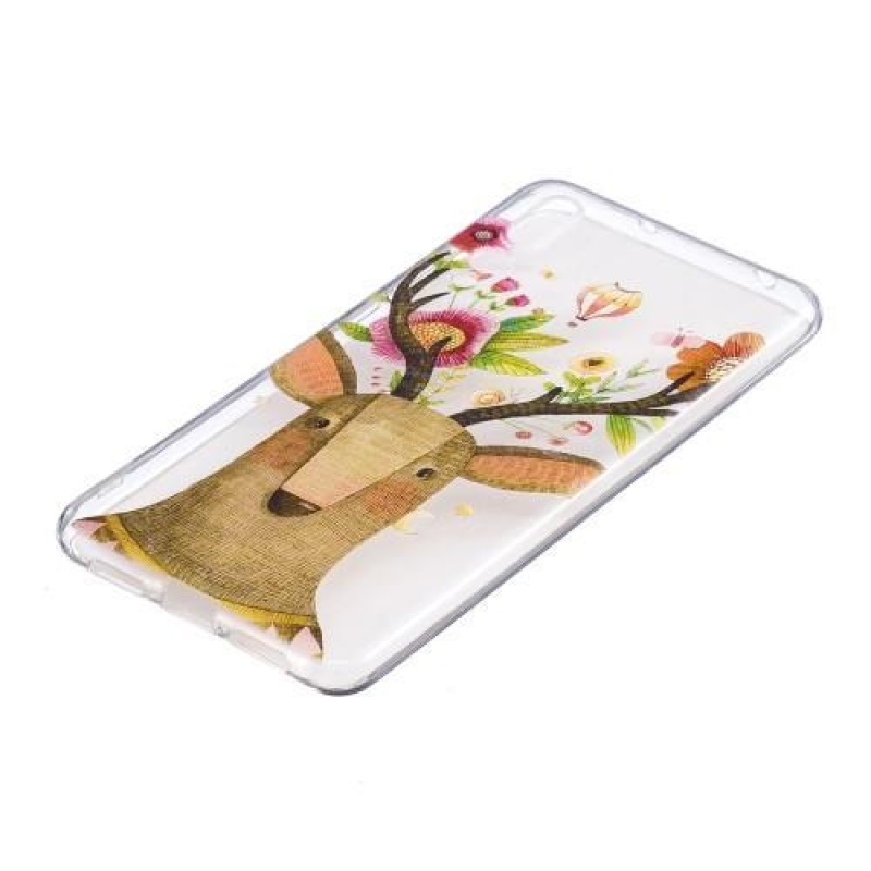 Puha zselés tok Huawei P20 Pro - szarvas