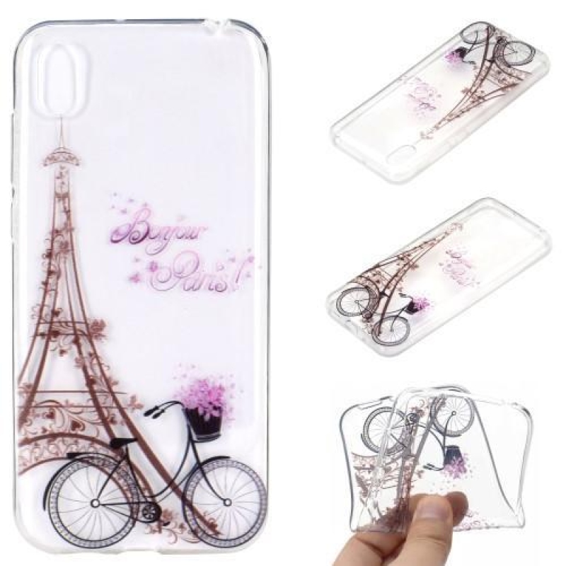 Puha zselés mobiltok Huawei Y5 (2019) - Eiffel-torony
