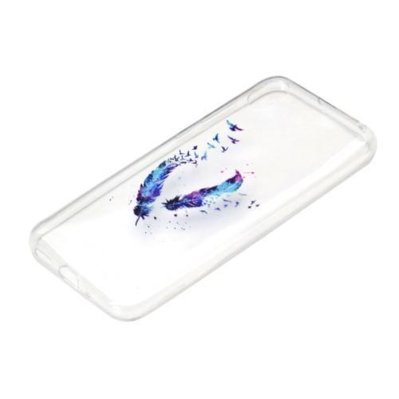 Puha zselés tok a Huawei Y5 (2019) mobilhoz - toll és madarak