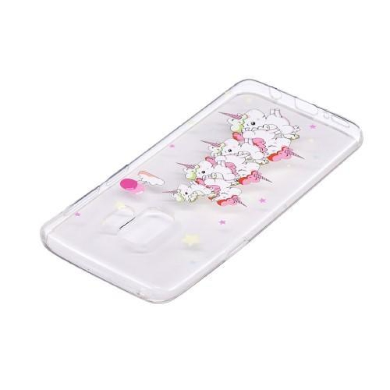 Puha zselés tok Samsung Galaxy S9 készülékhez - egyszarvúak tömkelege