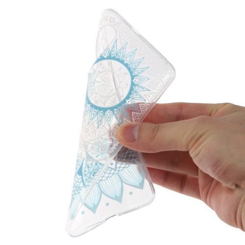 Puha zselés tok Xiaomi Mi 9 - kék mandala