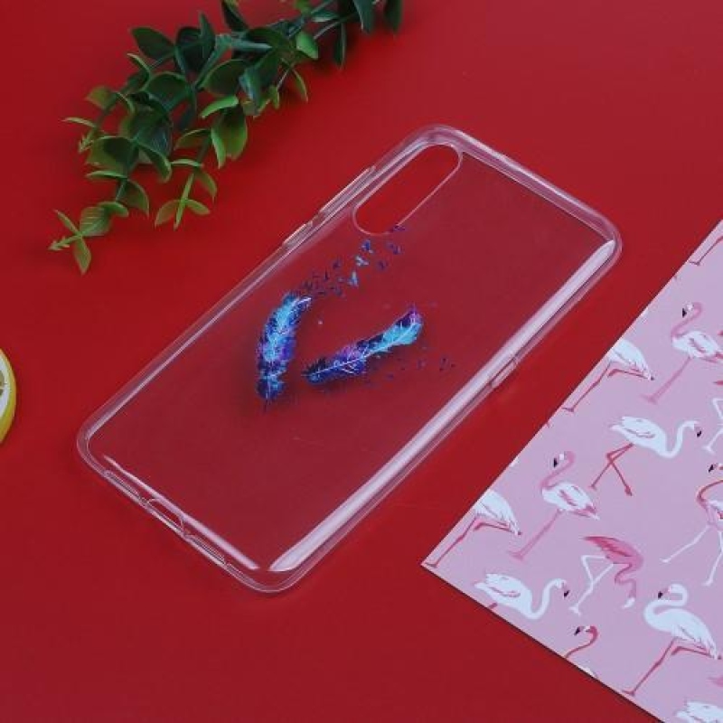 Puha zselés tok Xiaomi Mi 9 - toll és madár