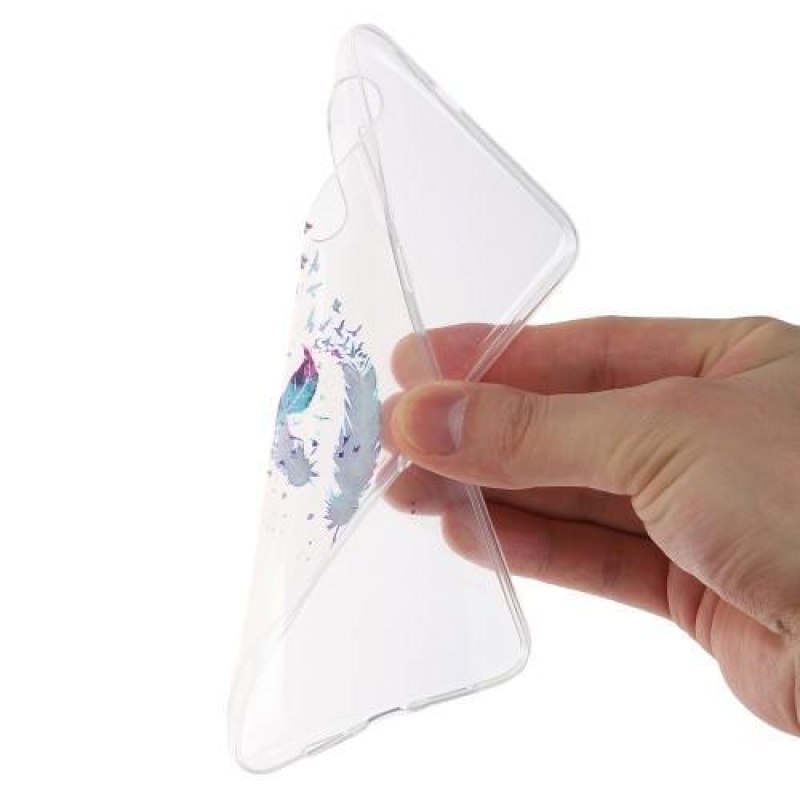 Puha zselés tok Xiaomi Mi 9 - toll és madár